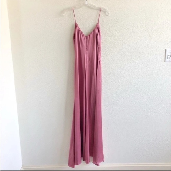 Reformation Cabot Cerise Maxi Slip Dress - Picture 5 of 10